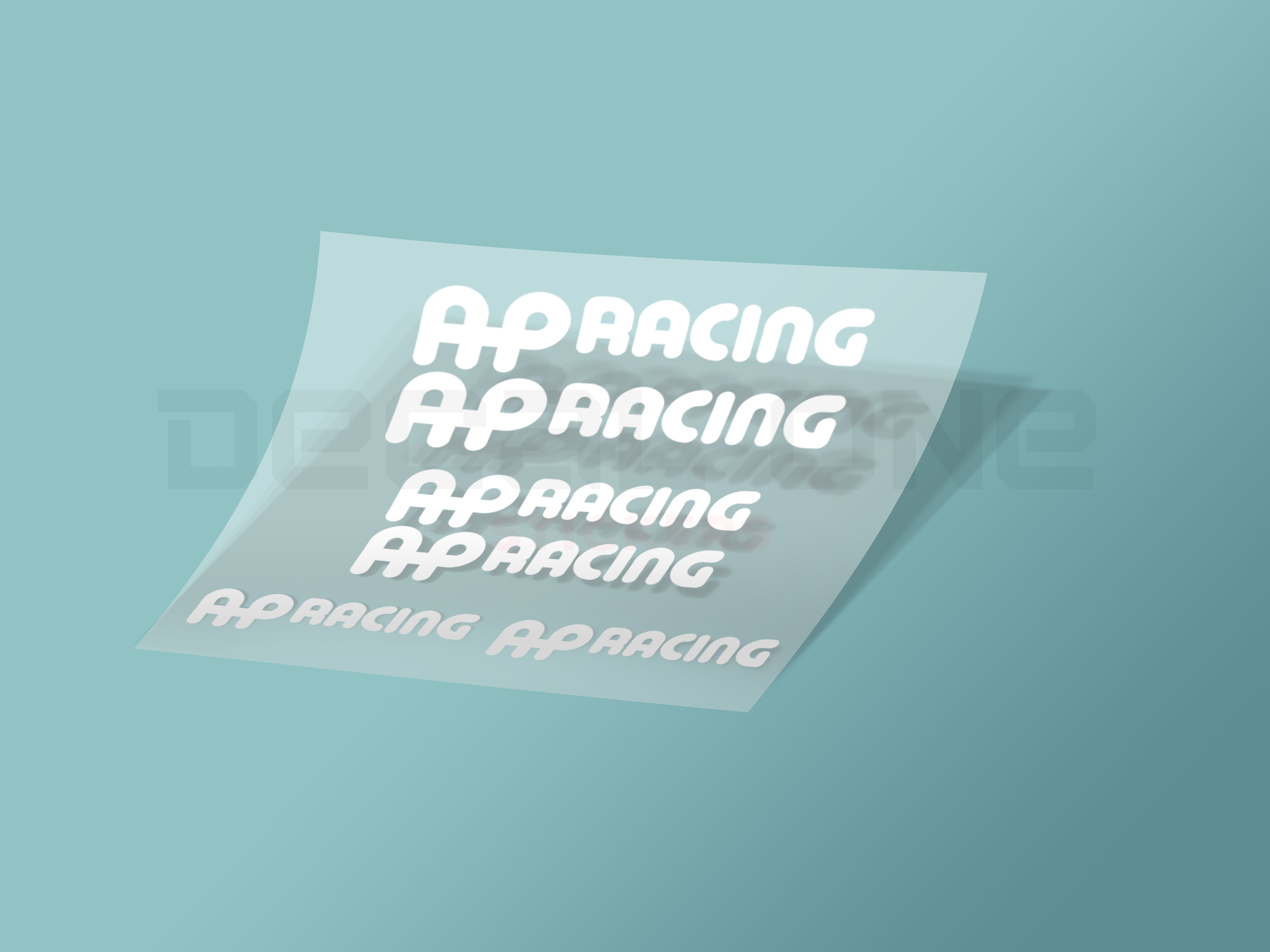 8x AP Racing Caliper Stickers