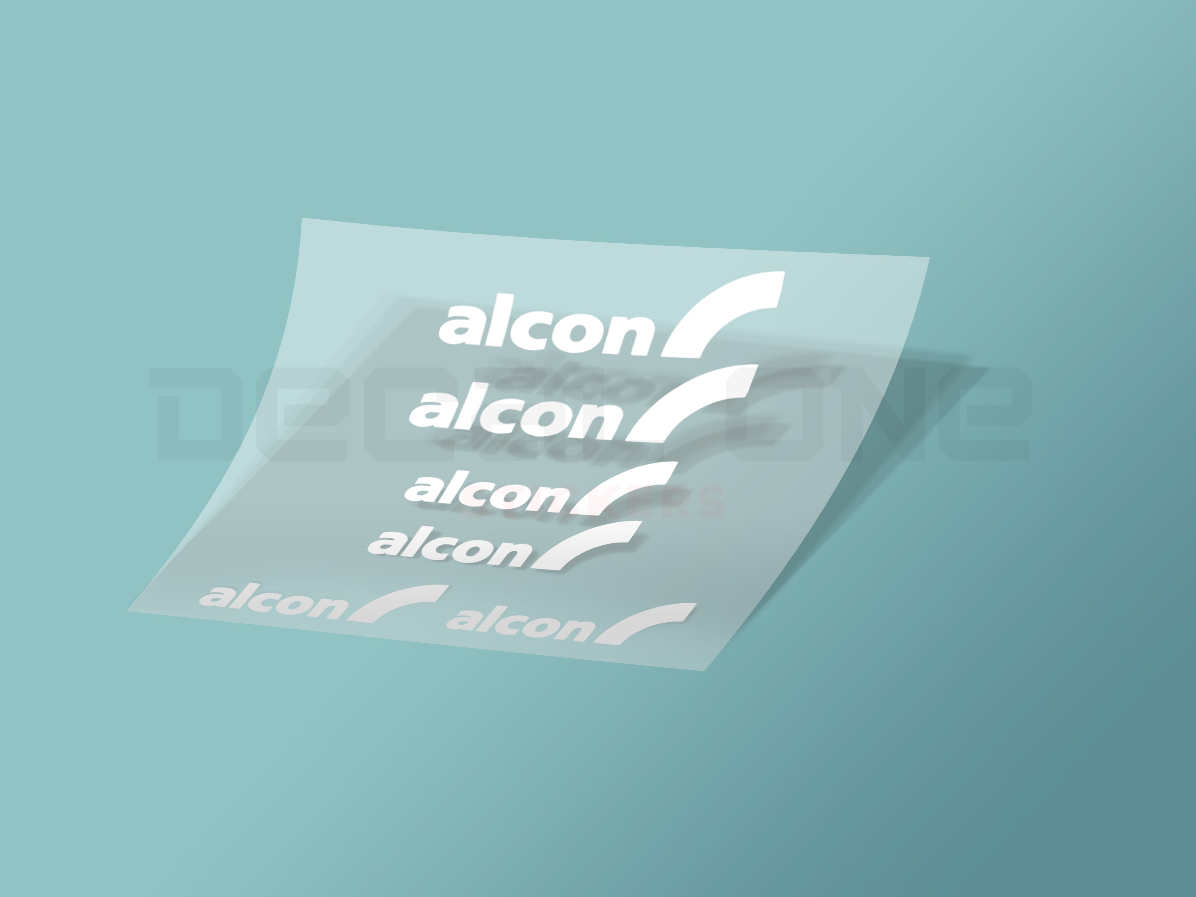 8x Alcon Defender Caliper Stickers