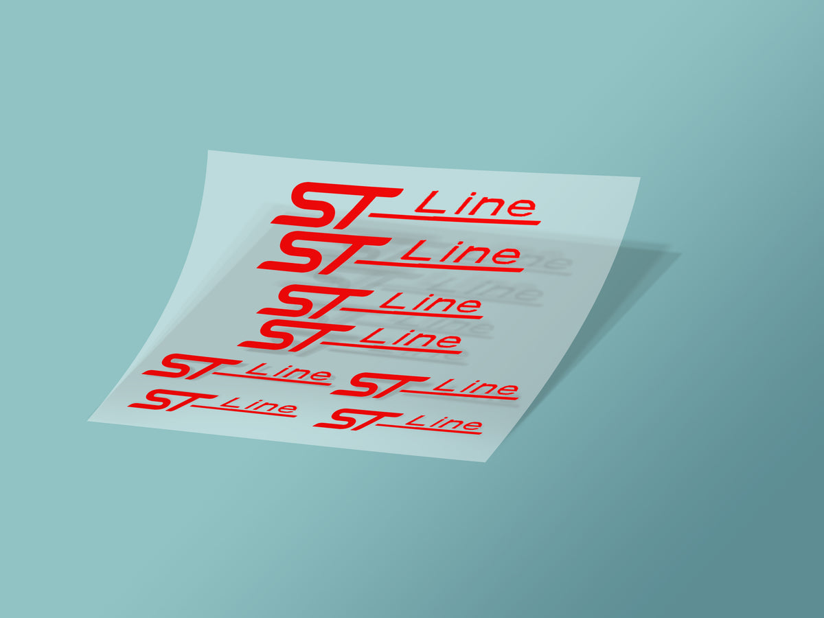 Line Sticker Truck 8x Ford ST Line Caliper Stickers