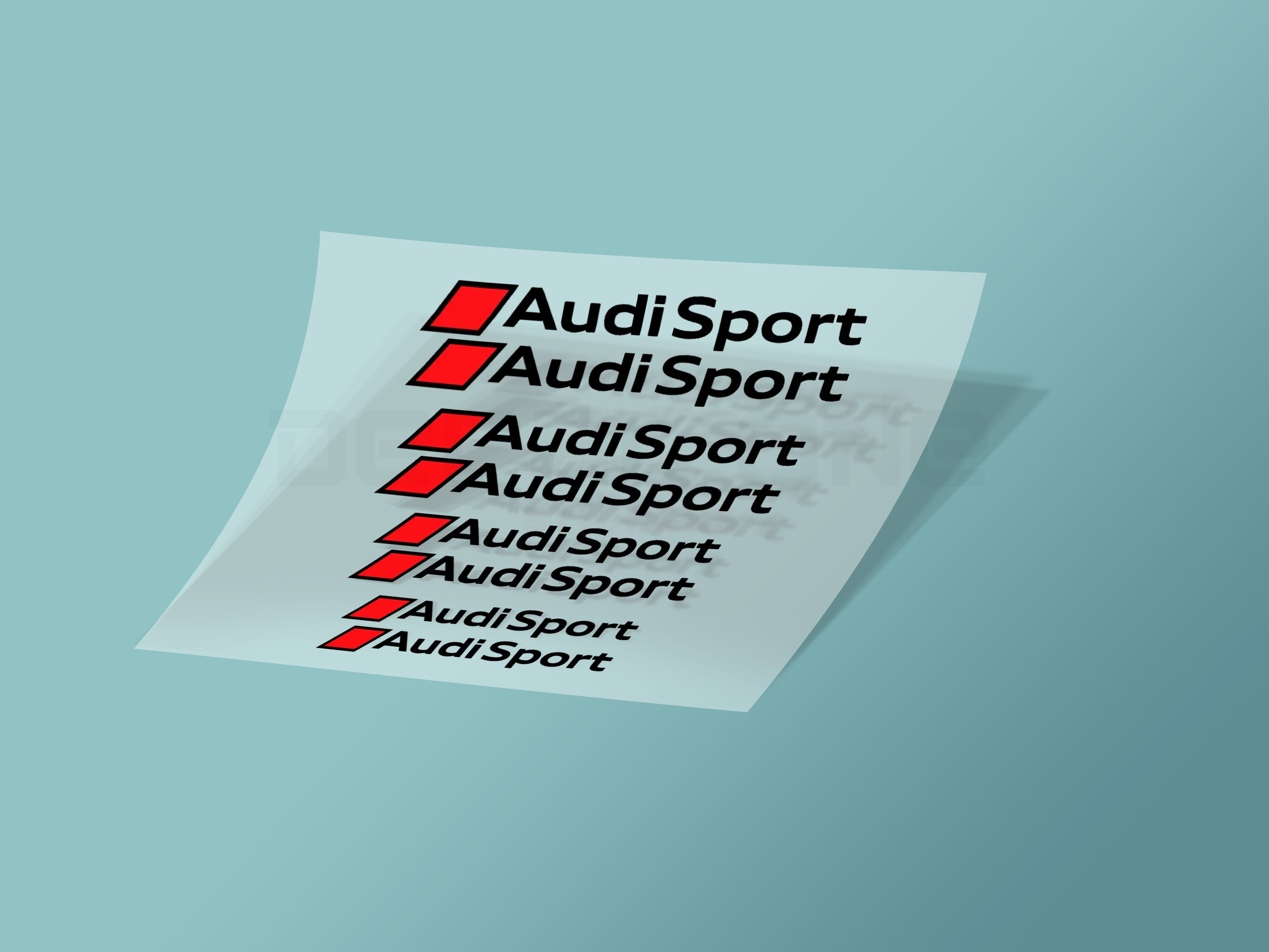 8x Audi Sport Caliper Stickers