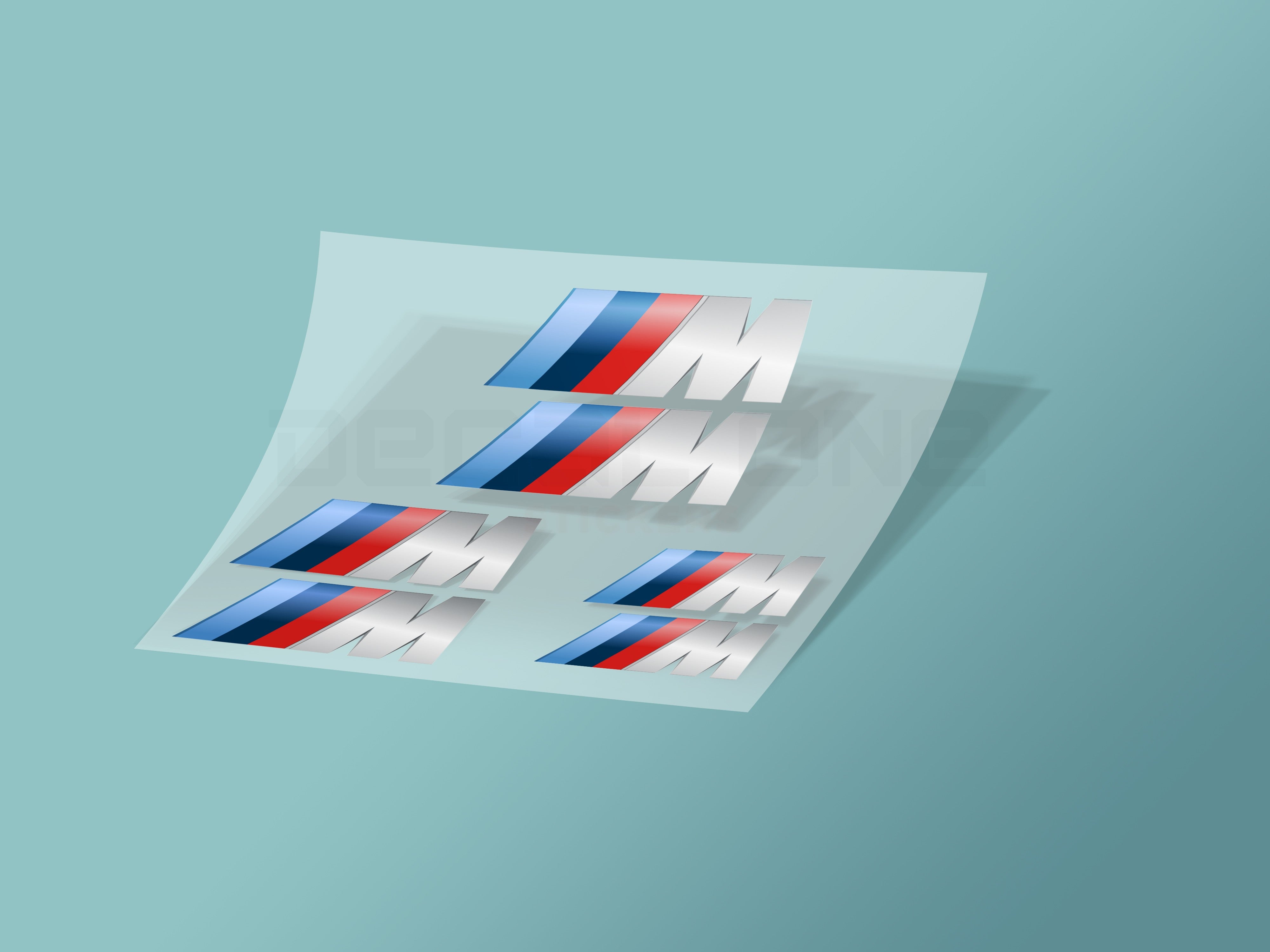 6x BMW M Séries Caliper Stickers