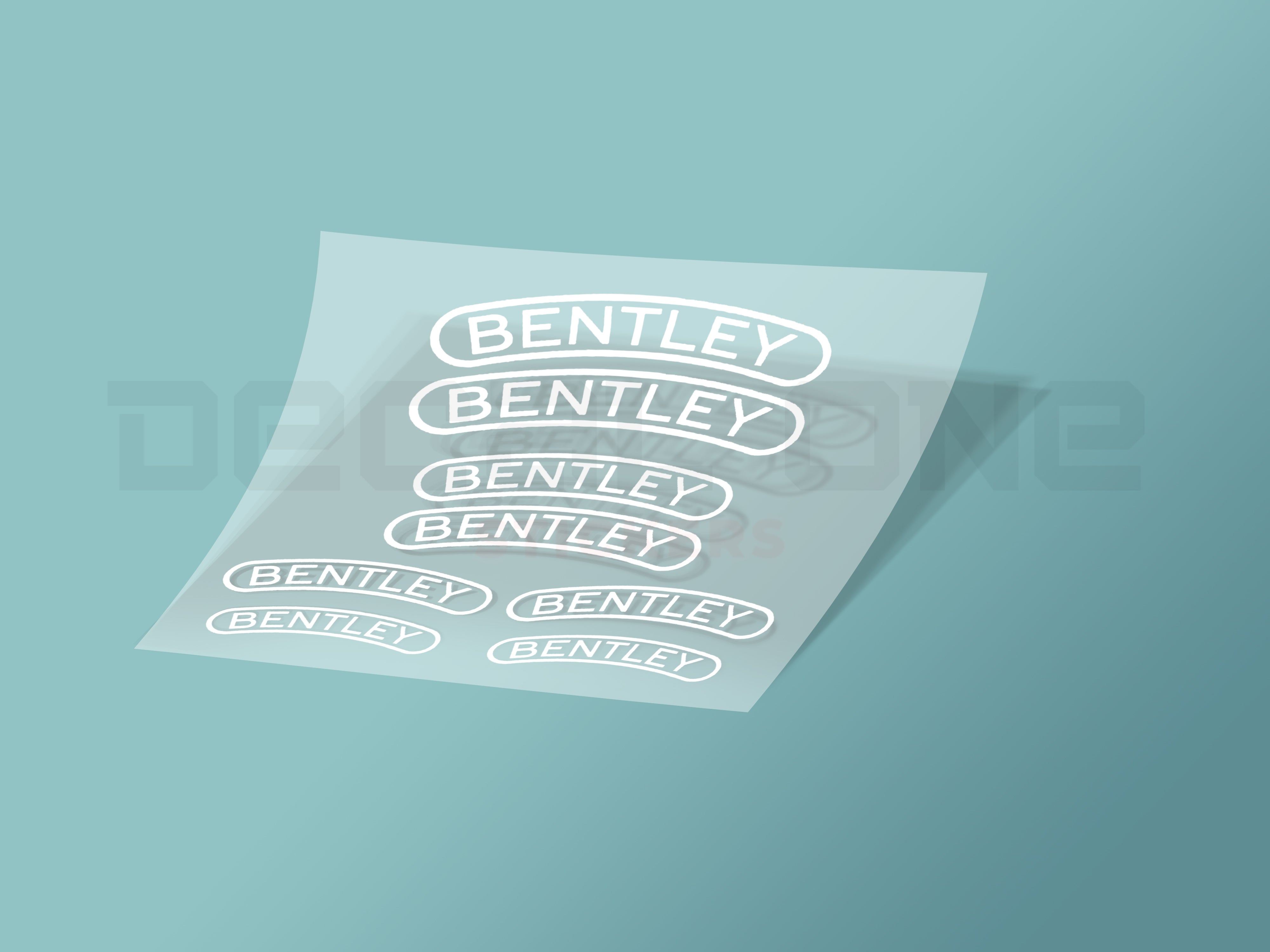 8x Bentley Caliper Stickers