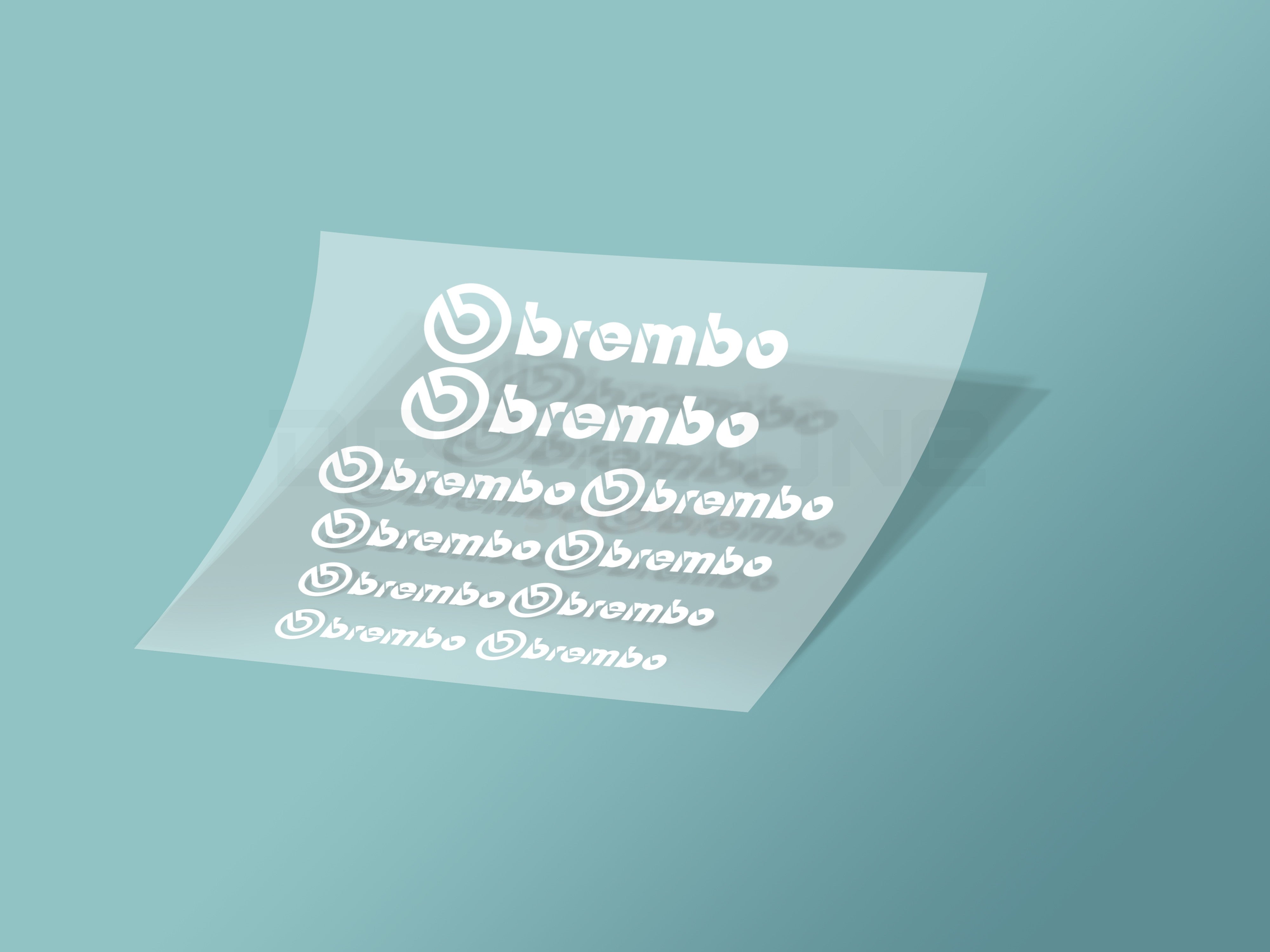 10x Brembo Caliper Stickers