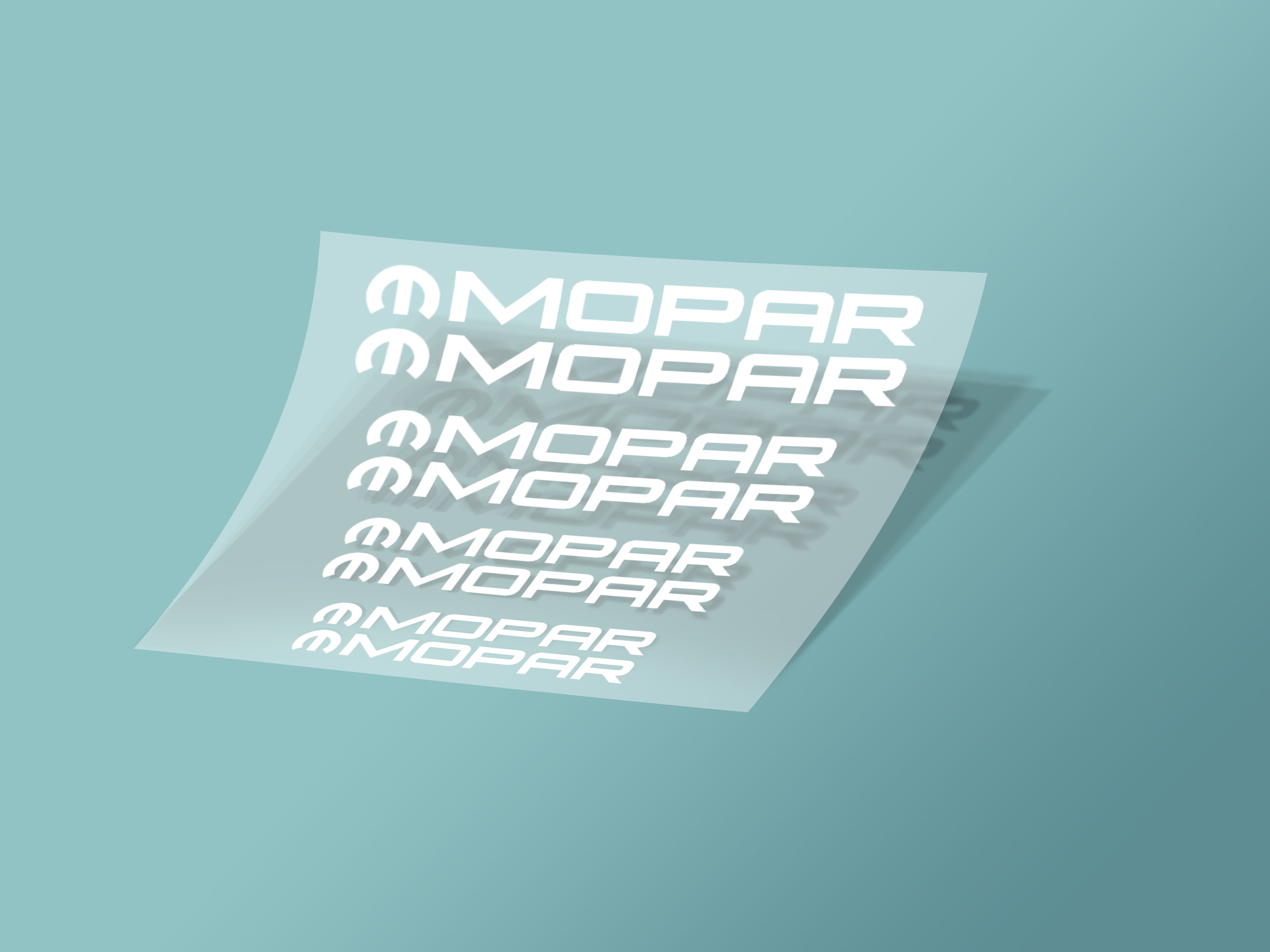 8x Mopar Caliper Stickers