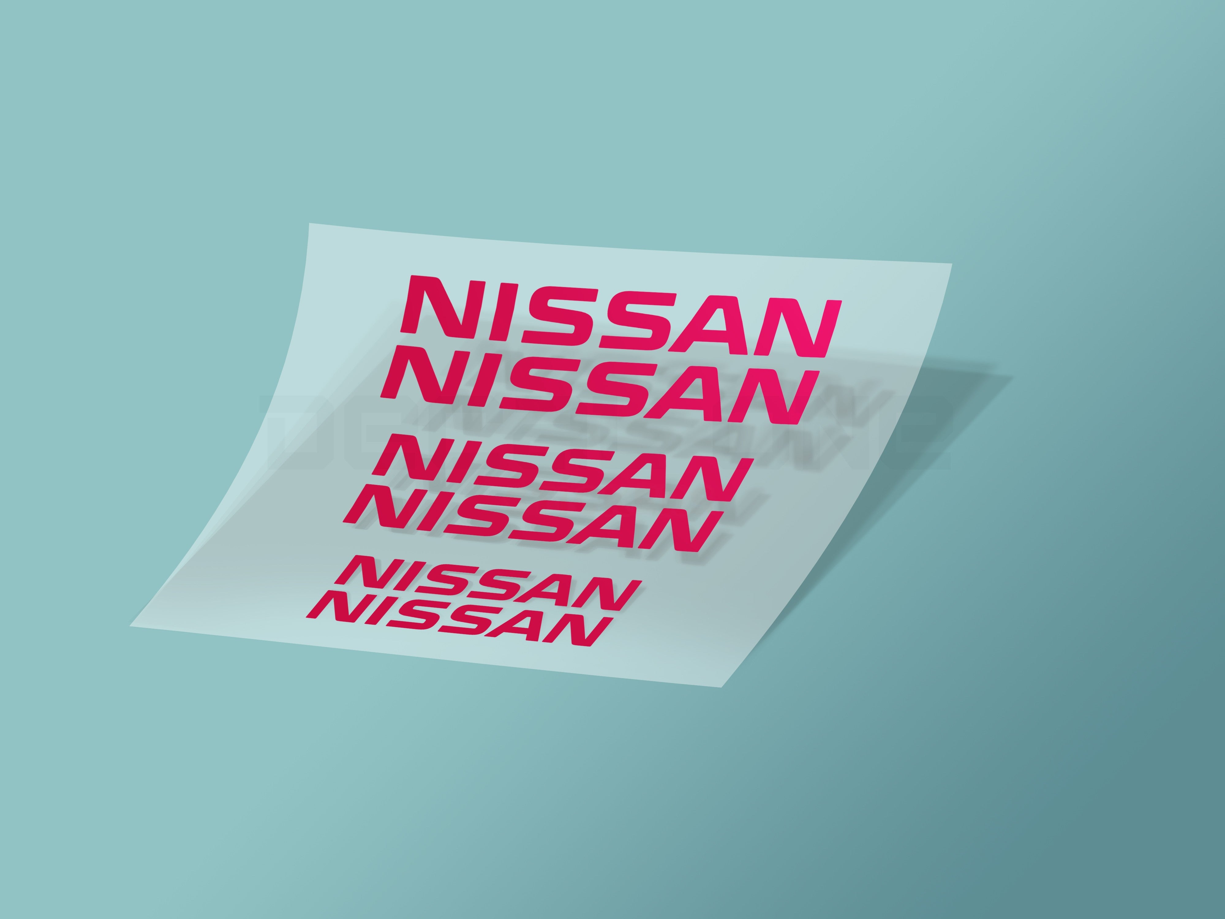 6x Nissan Nismo 350z 370z Caliper Stickers