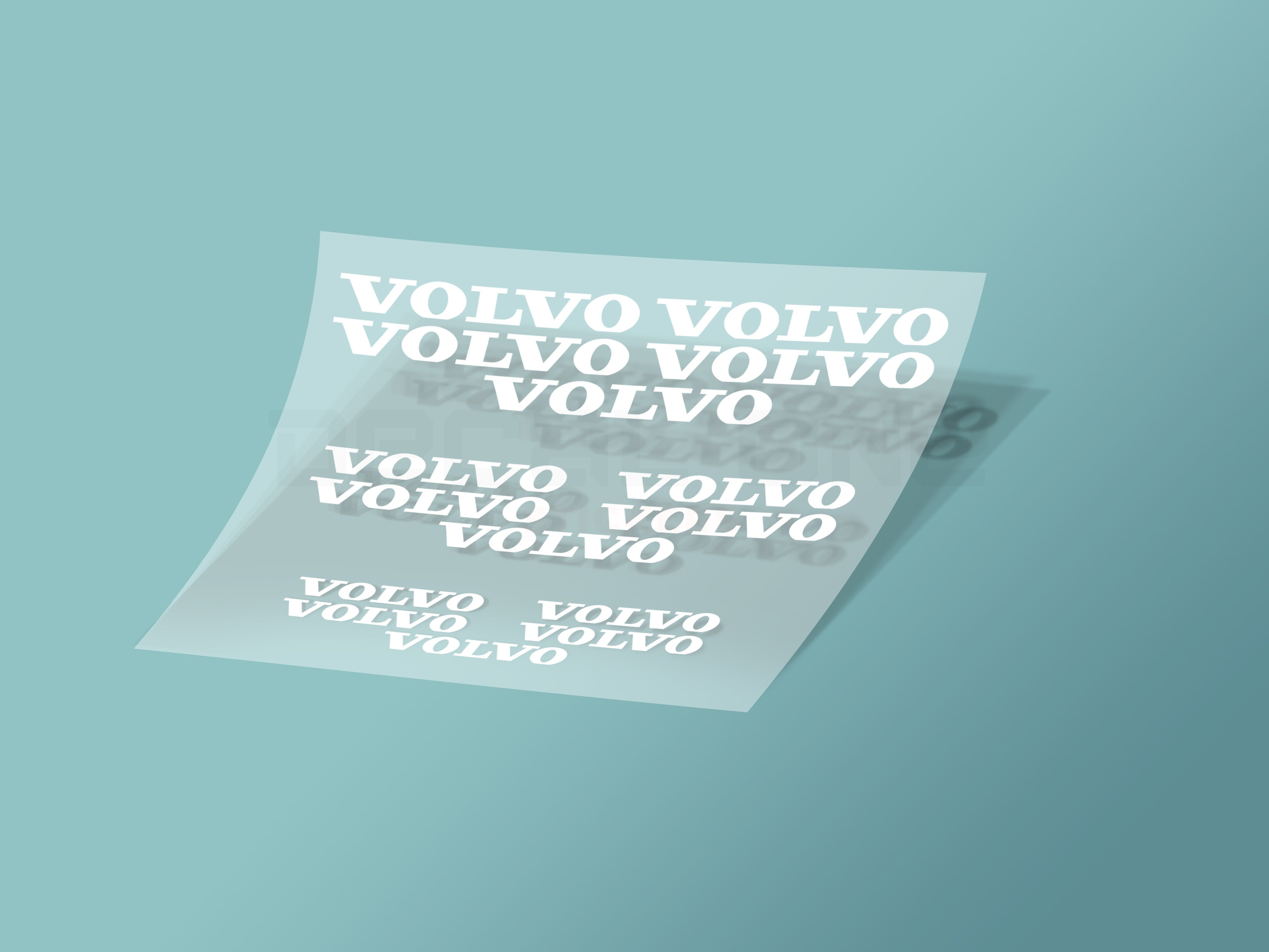 14x Volvo Caliper Stickers